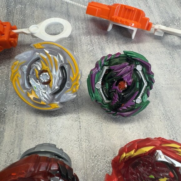 TOMY BEYBLADE Lot TAKARA Burst Rise Devolos Union Valtyrek Sword Achilles Wizard - Picture 5 of 6